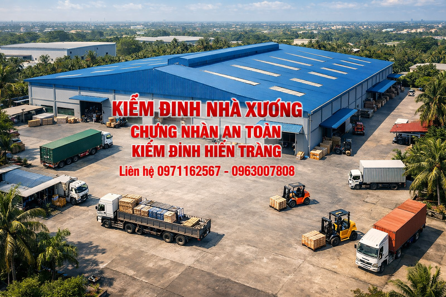 công ty kiểm định nhà xưởng để audit ISO FDI, đánh giá an toàn kết cấu nhà xưởng trước khi audit