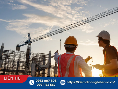 Kỹ sư đánh giá vị trí cần khảo sát hiện trạng liền kề trước thi công các hạng mục ép cọc và đào móng