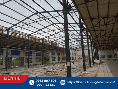Đơn vị kiểm định độc lập khảo sát hiện trạng kết cấu nhà xưởng cũ nhà xưởng thuê lại bị xuống cấp trước khi ký hợp đồng